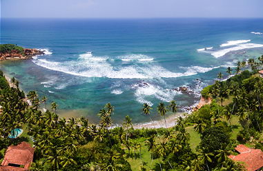 Real estate at beach in in Sri Lanka