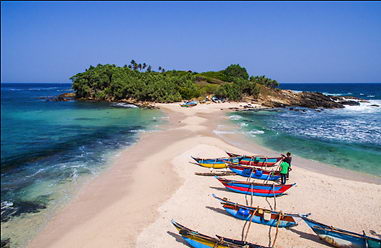 Real estate at beach in in Sri Lanka