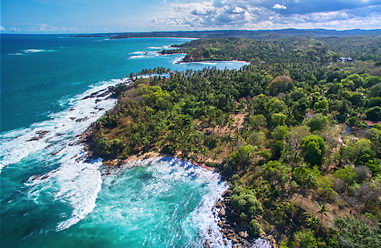 Real estate at beach in in Sri Lanka