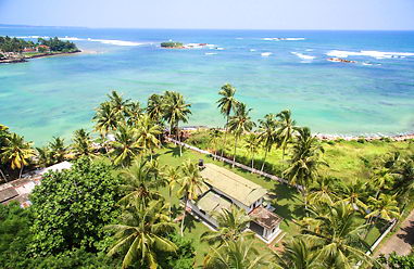 Real estate at beach in in Sri Lanka