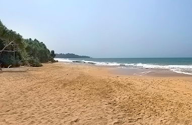 Real estate at beach in in Sri Lanka