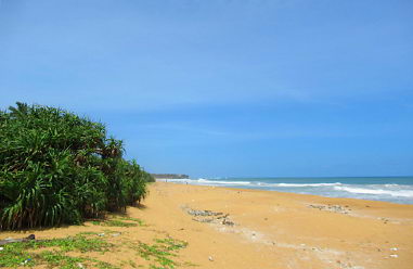 Real estate at beach in in Sri Lanka